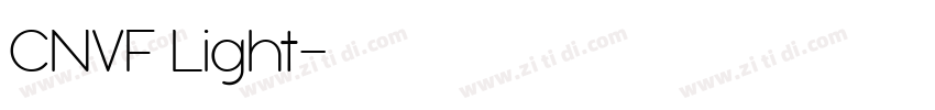 CNVF Light字体转换